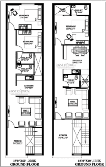 Floor Plan 15×50