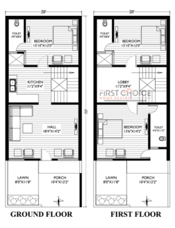 Floor Plan 20×50