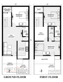 Floor Plan 20×50