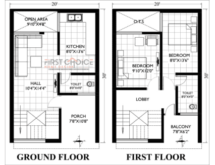 Floor Plan 20×30