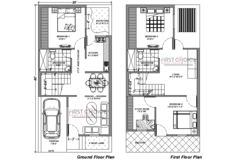 Floor Plan 20×40