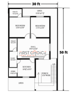 Floor Plan 30×50