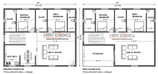 Floor Plan 30×40