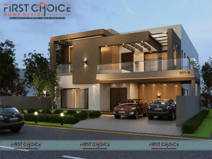 Duplex Exterior Elevation – 1