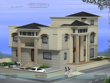 Triplex Exterior Elevation – 2