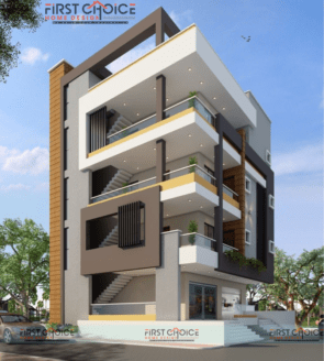 G+3 Exterior Elevation – 2