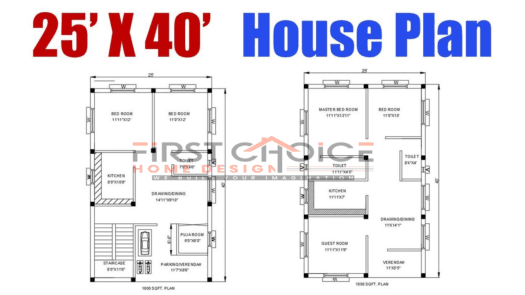 Floor Plan 25×40