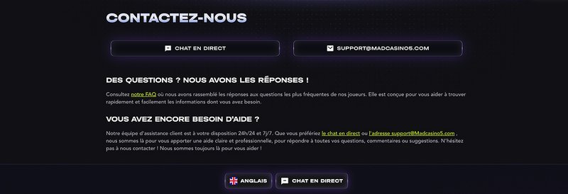 Découvrez les Promotions Madness avec Mad Casino France et ses Tours Gratuits à France